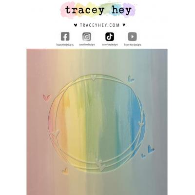 Tracey Hey Stencil - Heart Circle